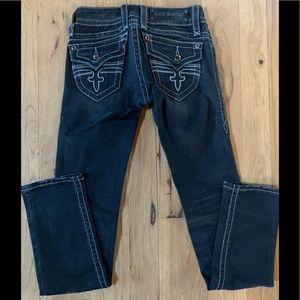 Rock Revival Jen Black Straight Leg Jeans, size 26